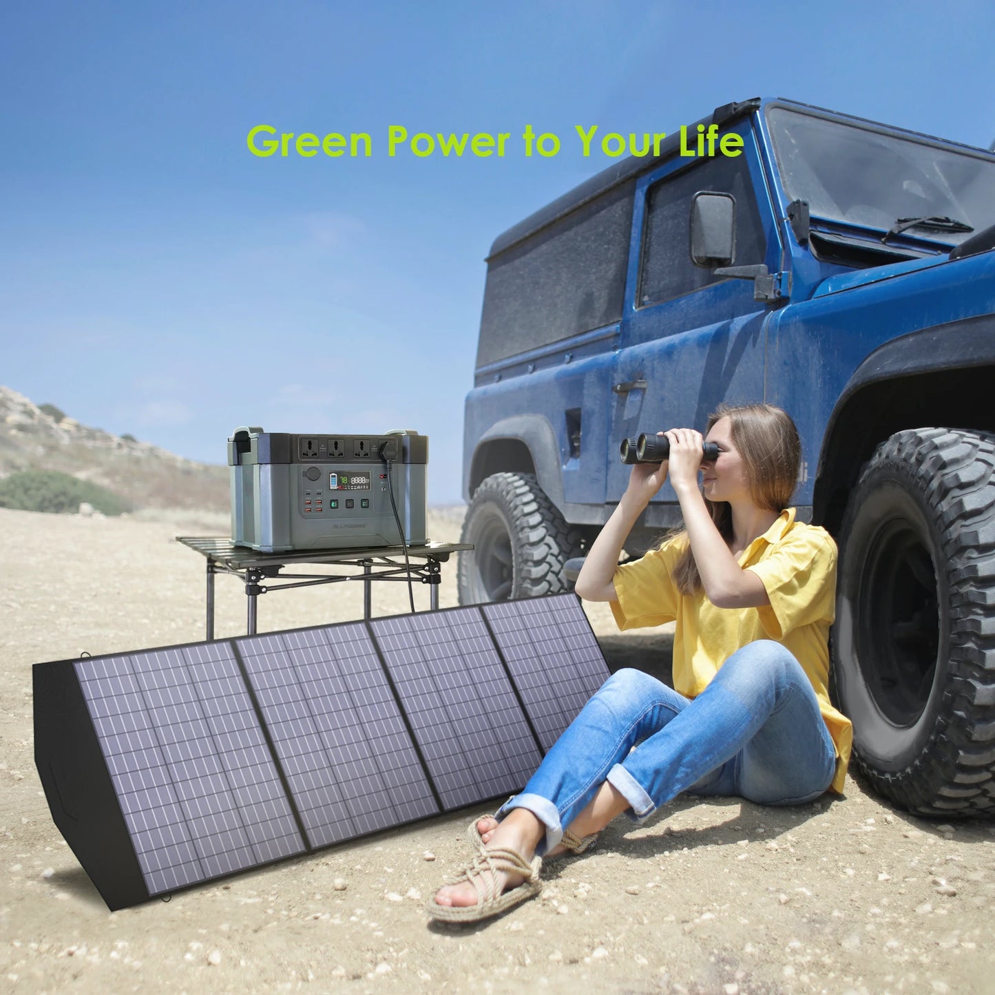 Painel Solar Portátil 60W com 2 USB - Dobrável e Resistente à Água