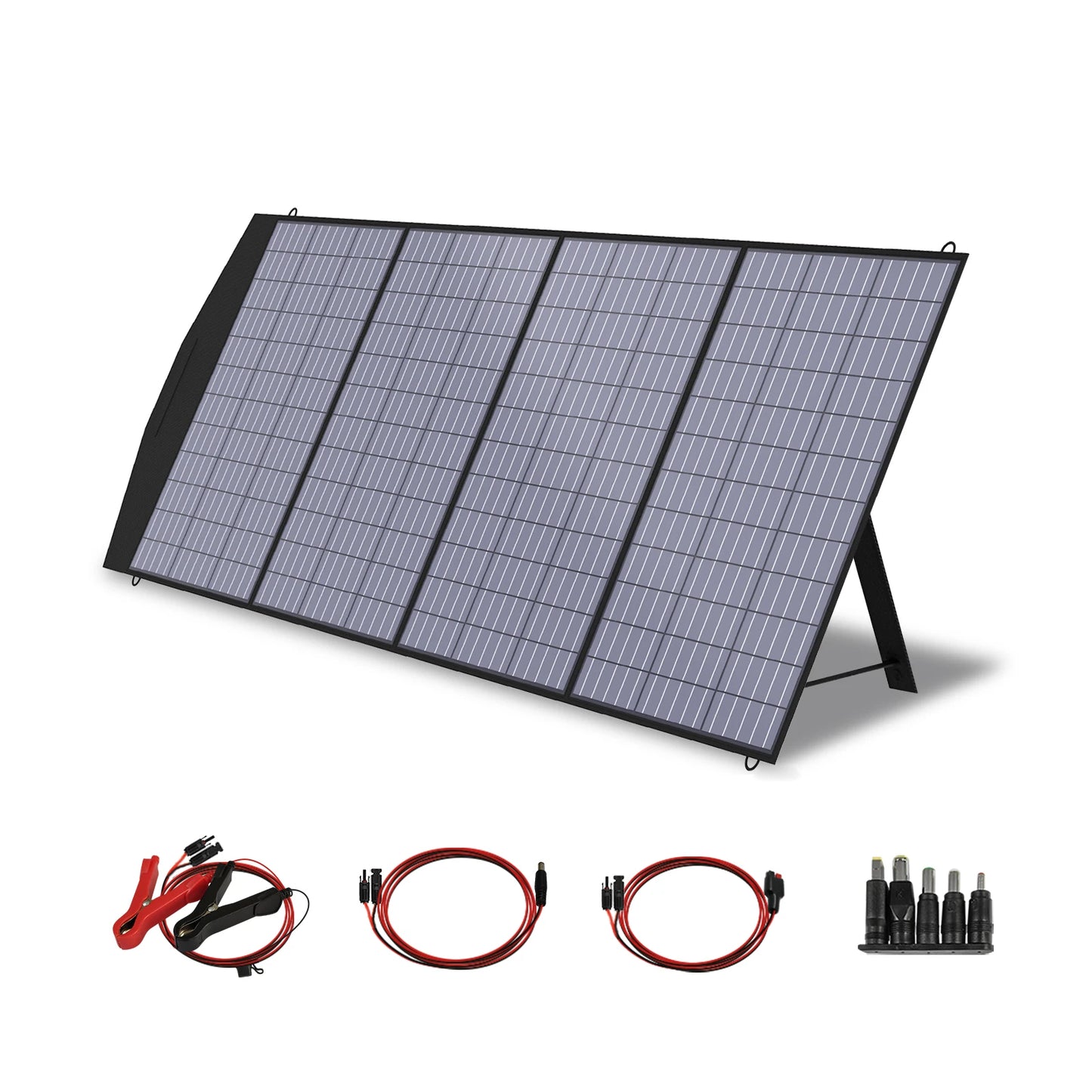 Painel Solar Portátil 60W com 2 USB - Dobrável e Resistente à Água